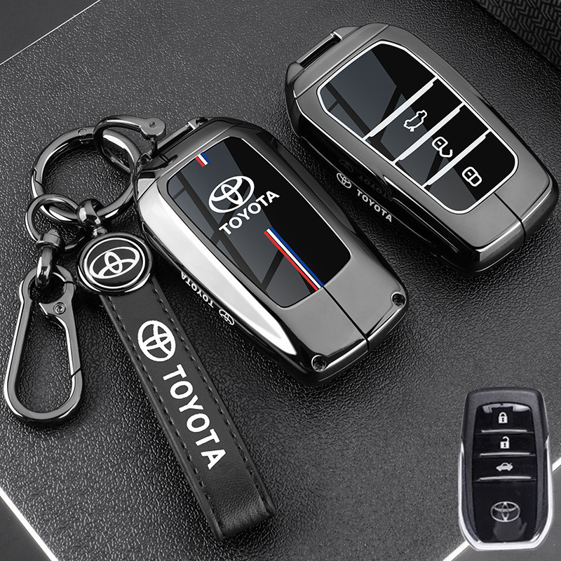 Car Key Cover For Toyota Cross Vios Hilux Alphard Yaris Altis Rush ...
