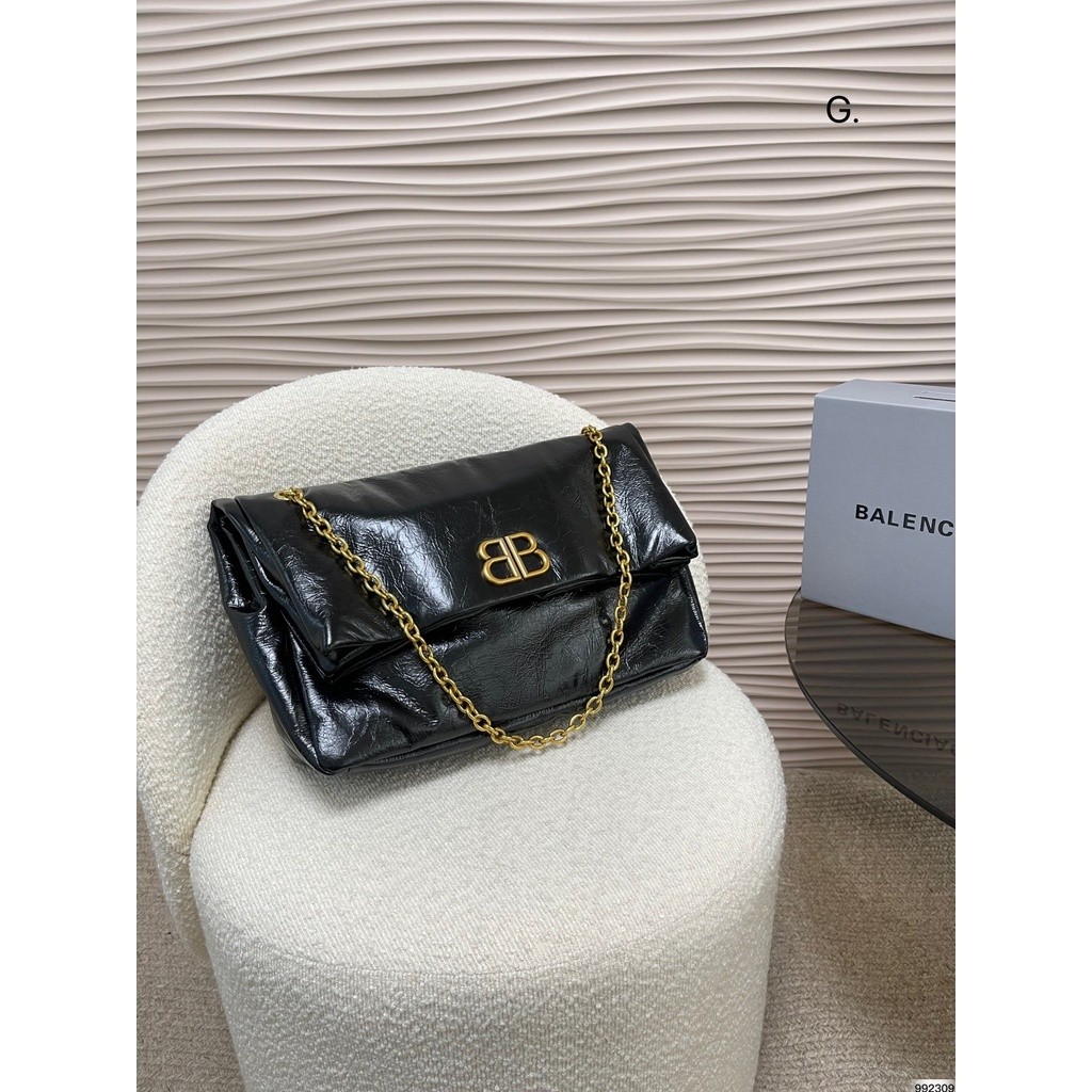 2025 Balen's New Monaco Chain Women's Fashion Crossbody Bag with Box ...