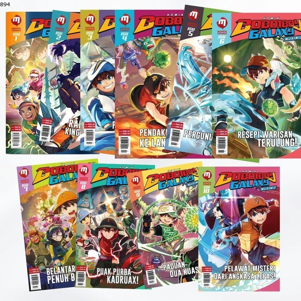 ANIMONSTA STUDIOS Monsta Comic: Komik BoBoiBoy Galaxy Musim 2 Isu 1 ...