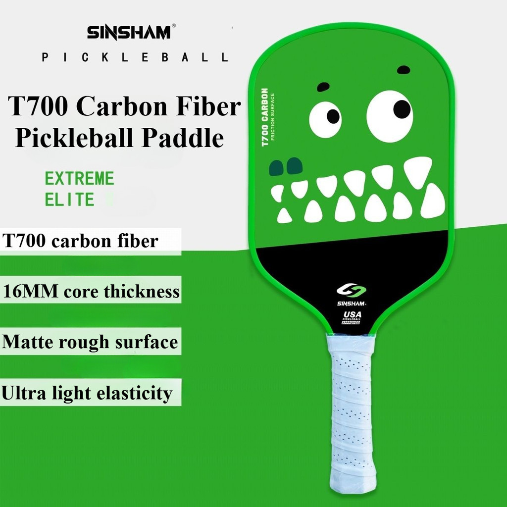 Professional 16mm T700 carbon fiber pickleball paddle with frosted ...