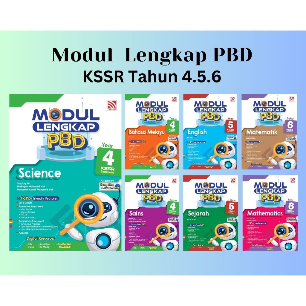 Pelangi - Modul Lengkap PBD KSSR Tahun 4.5.6 | Shopee Malaysia