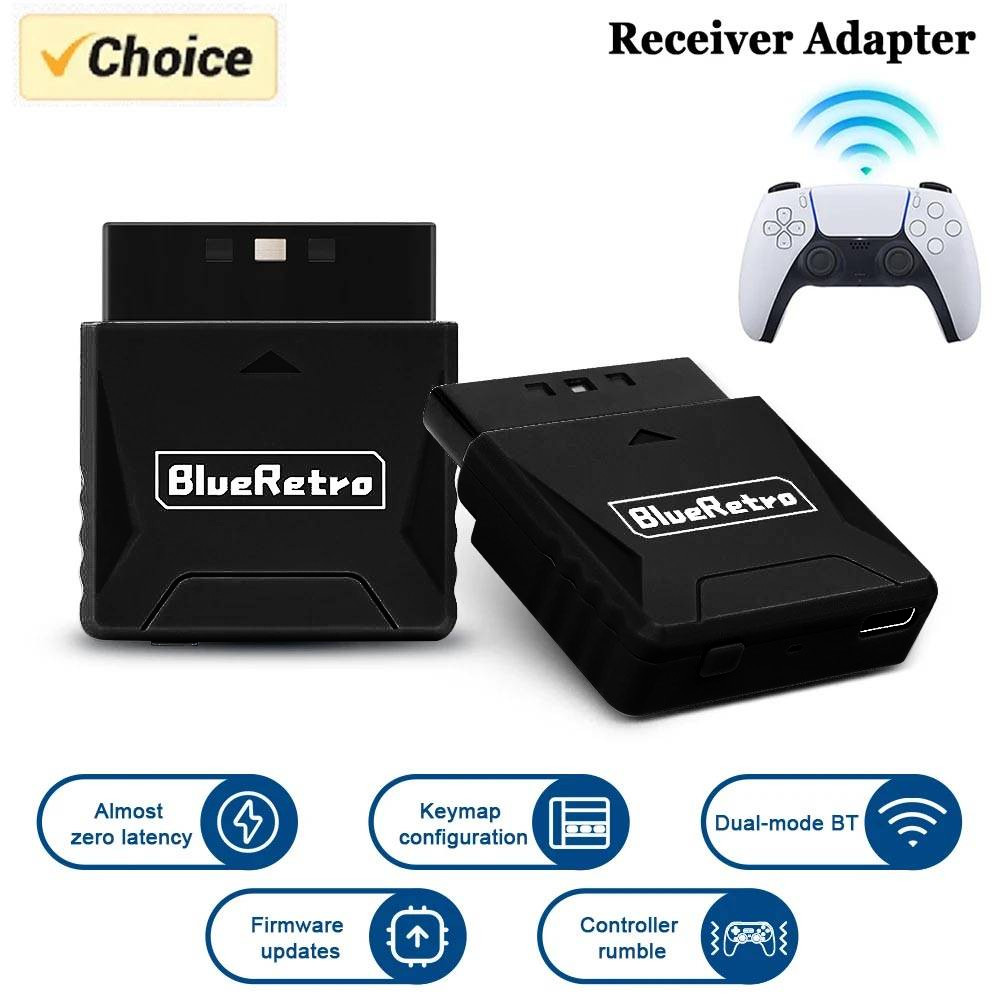 Mini Blueretro Receiver Adapter for PS1/PS2 Video Game Console ...