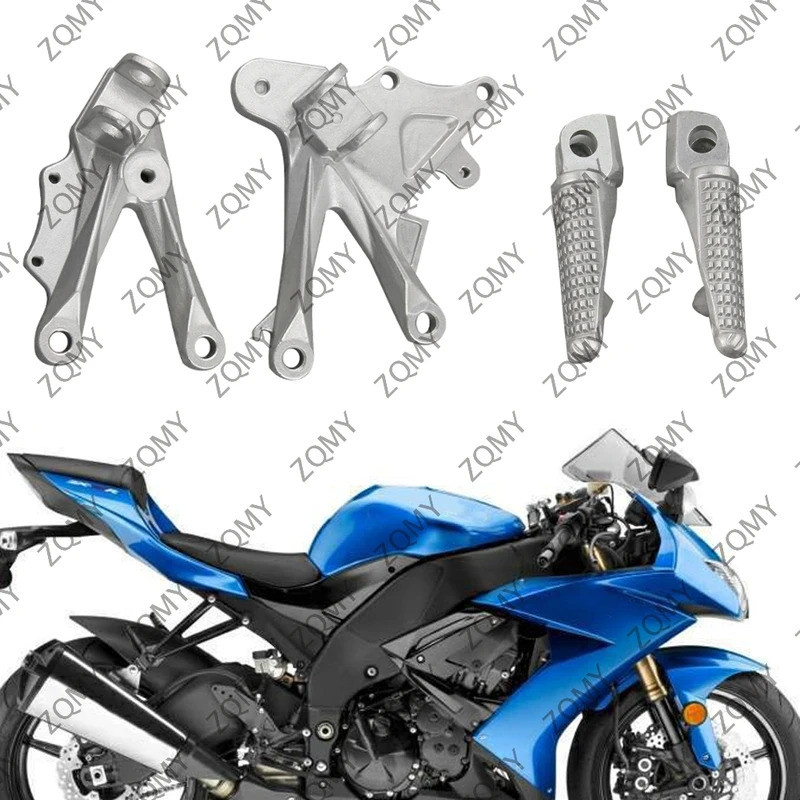 Front Foot Peg Pedal Bracket Footrest For 2006-2010 08 2009 - Foto 3