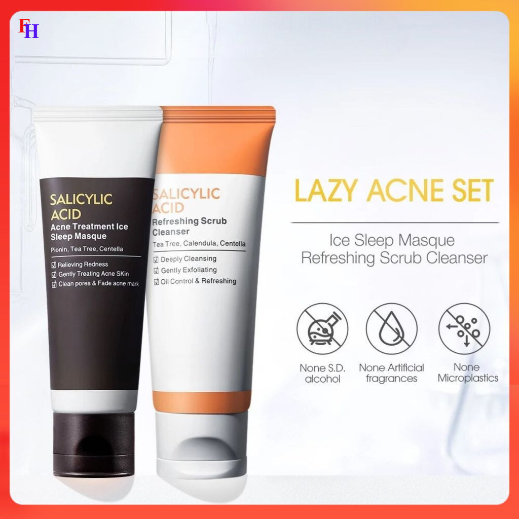 FH Salicylic Acid Acne Treatment Set Moisturizing Masque Deep Cleansing ...