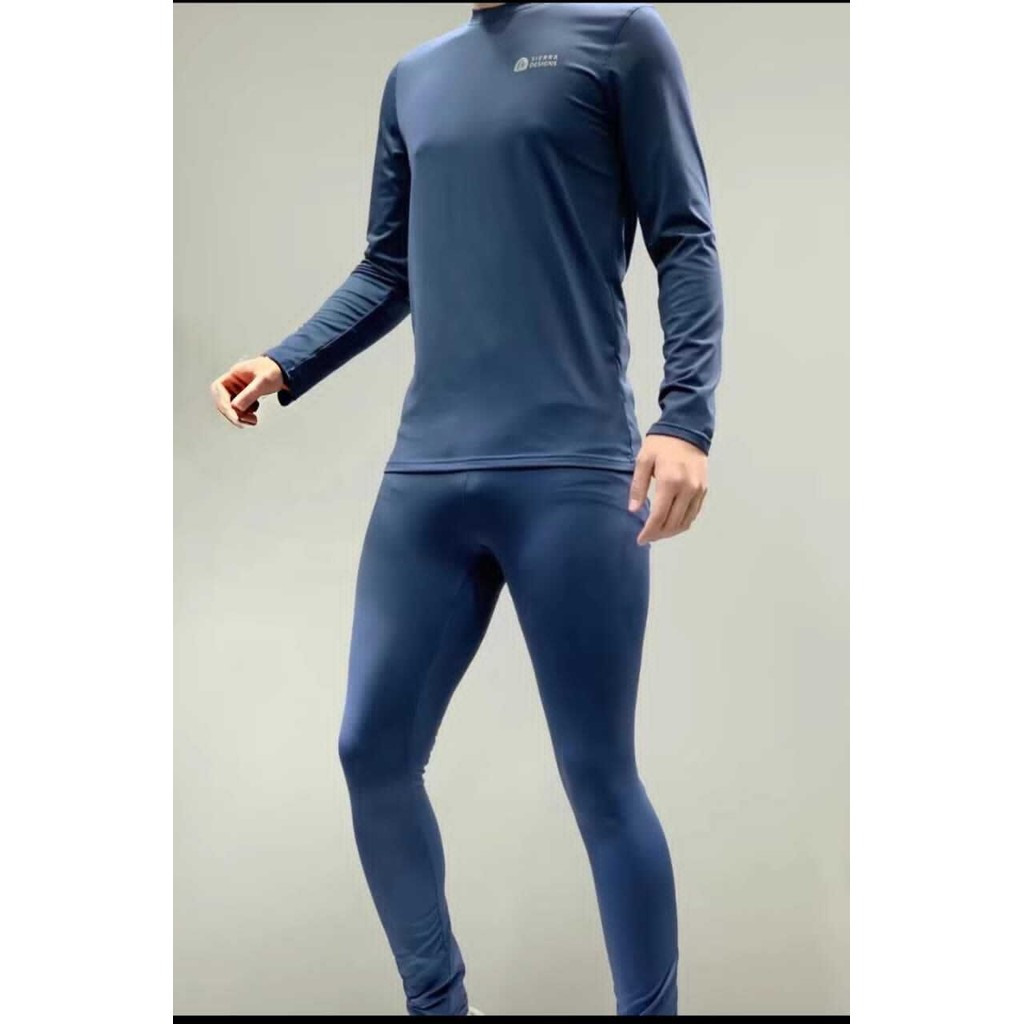 Sierra Thermal Innerwear 1 Set (Black) | Shopee Malaysia