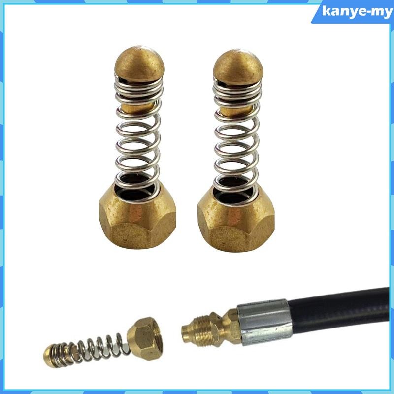 [KY] 2x Sewer Jetting Pipe Nozzle with Spring Spare Spring with G1/8 ...