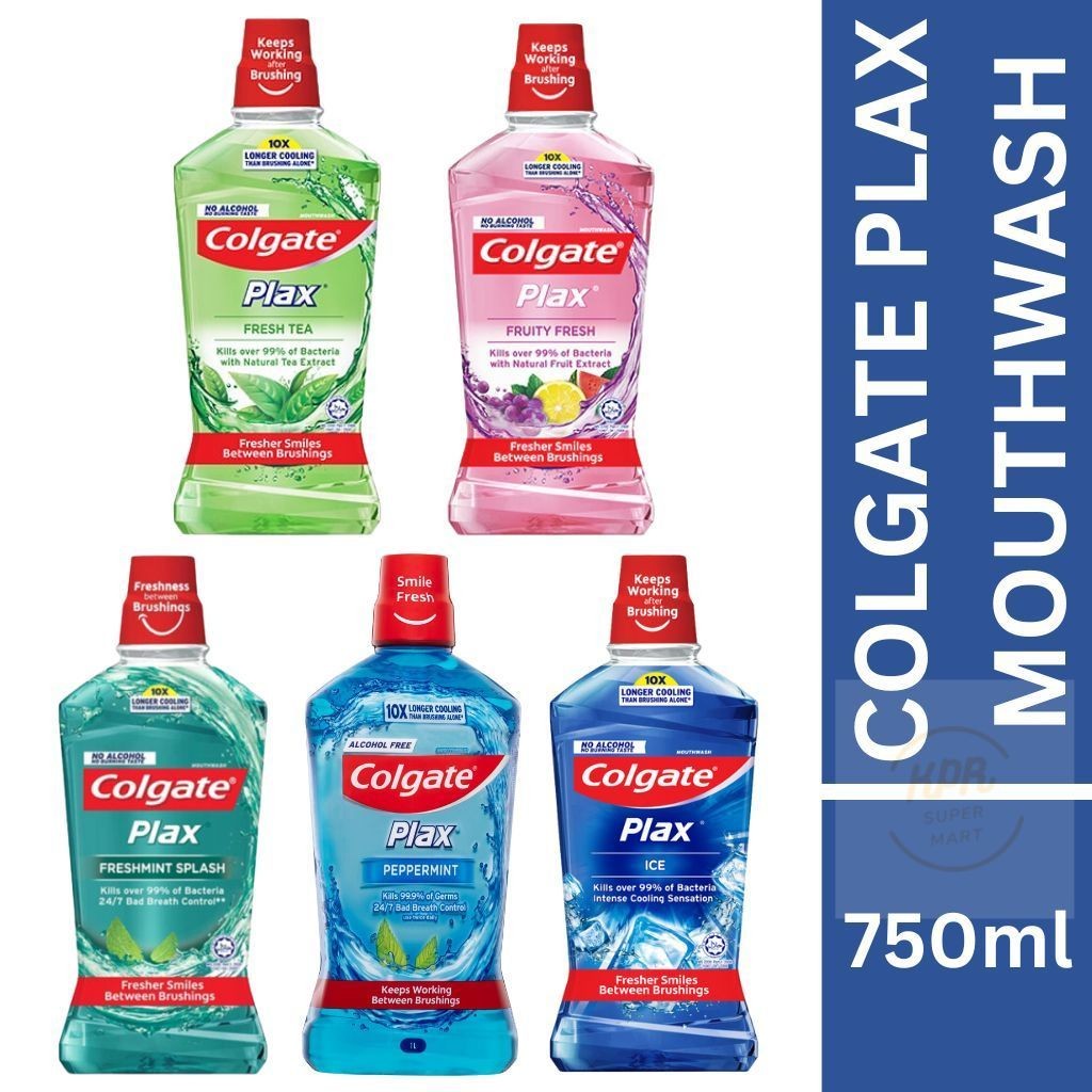 COLGATE Plax Mouthwash Single Pack (750ml x1) / Double Pack (750ml x2 ...