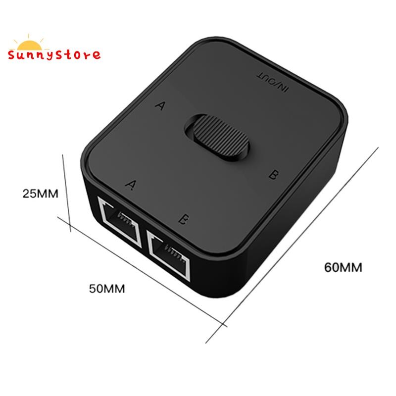 2 Port Gigabit Network Switch RJ45 Switch Network Splitter Cable ...