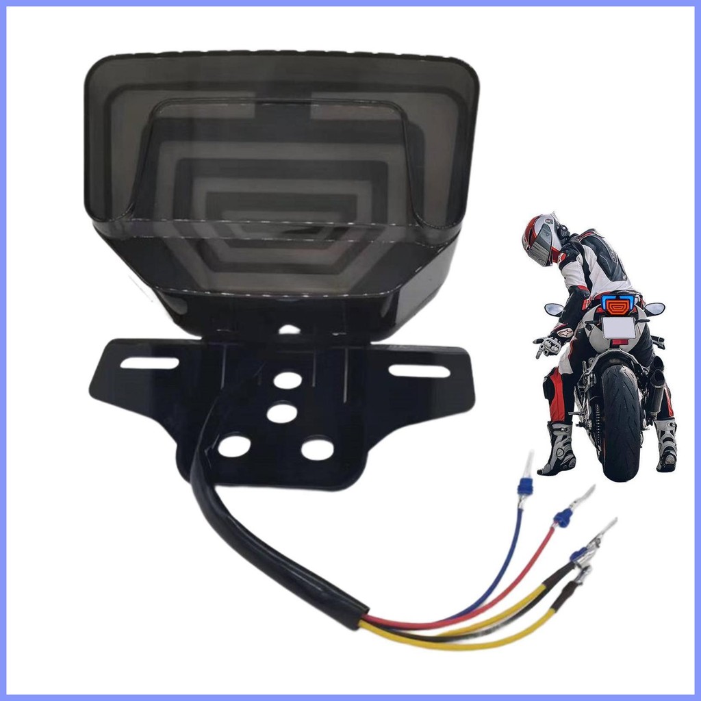 Motorcycle Rear Lights Motorbike Brake Lights LED 12V Motorbike Rear ...