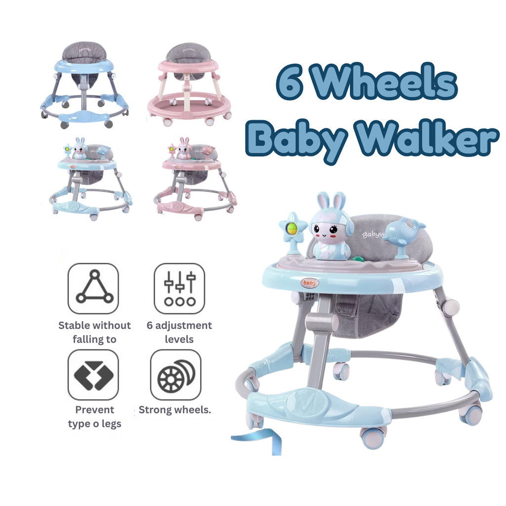 Foldable Baby Walker Anti-O Leg