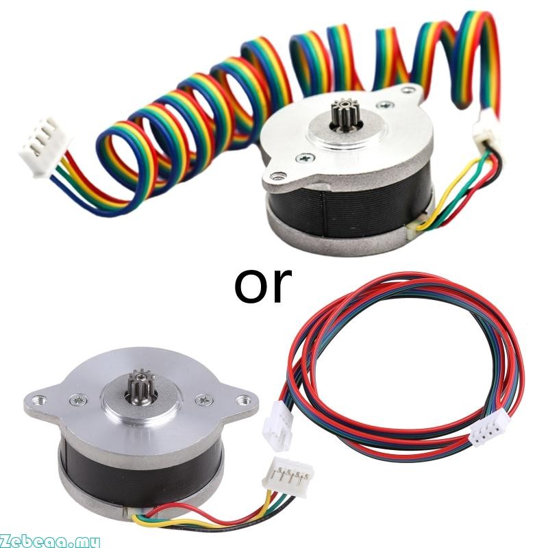 Direct Dual Drive NEMA14 36mm Round Pancake Stepper Motor 36HS2418cl16 - 11
