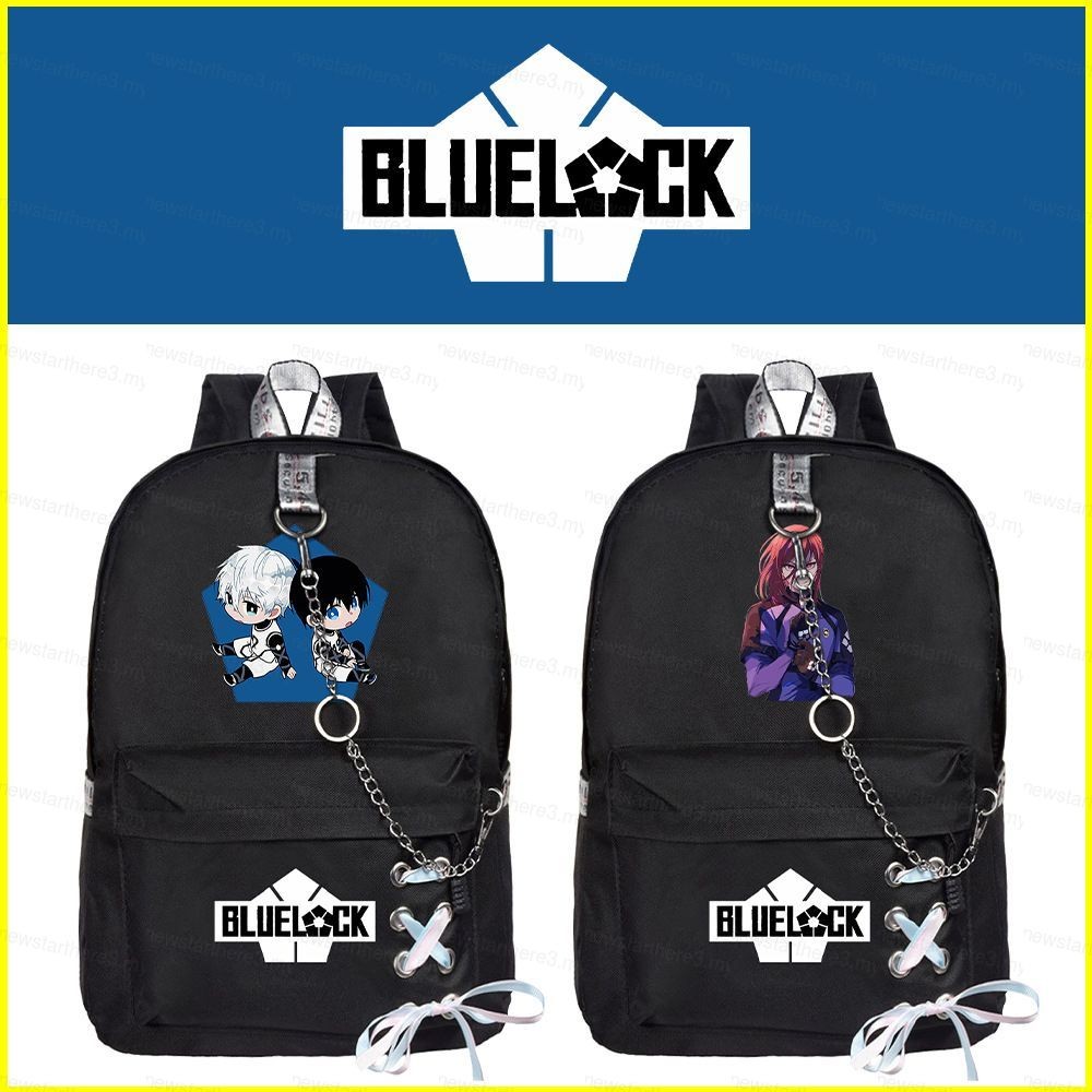 BLUE LOCK Backpack for Women Men Student Large Capacity Breathable ...