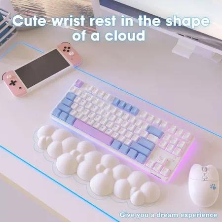 Glink Cloud Keyboard Mouse Wrist Pad Typing Wrist Rest Men Women Style ...