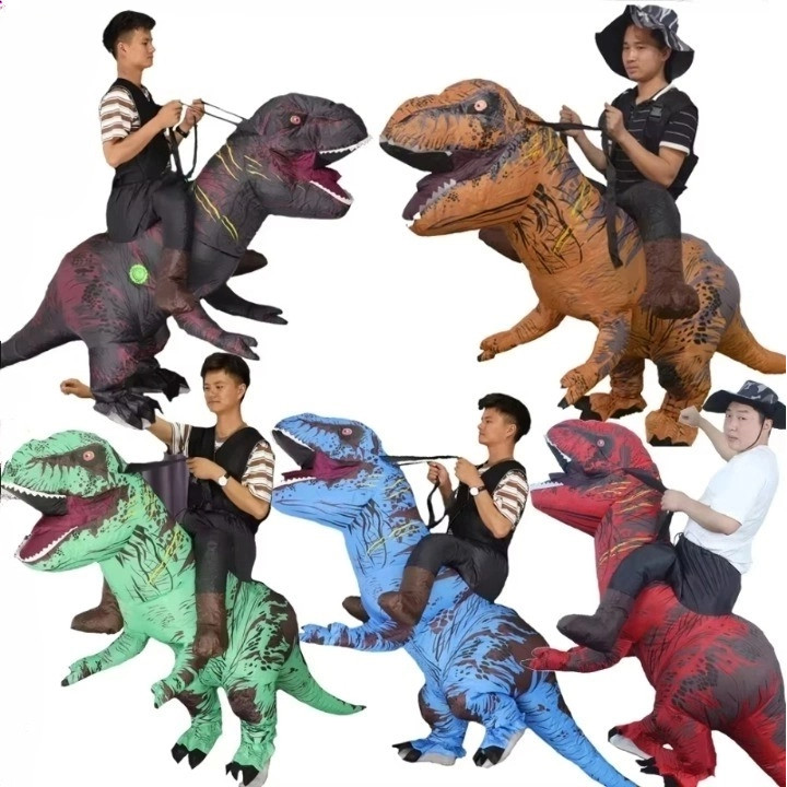 Inflatable Dinosaur Costume Adult & Kids T-Rex Dinosaur Costume Toy ...