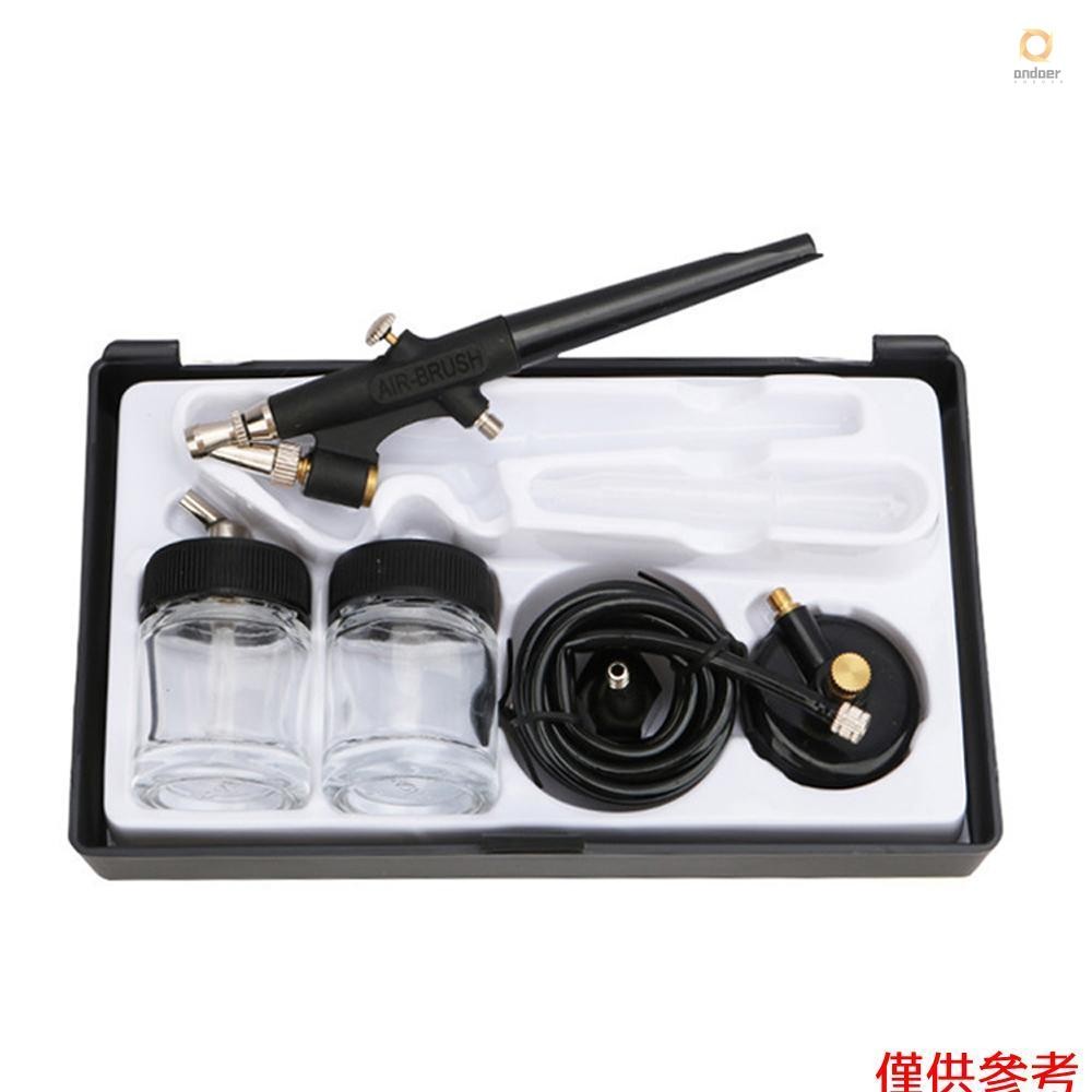 138-Type Airbrush Kit 0.8mm Single Action Air Brush Set 22CC Paint ...