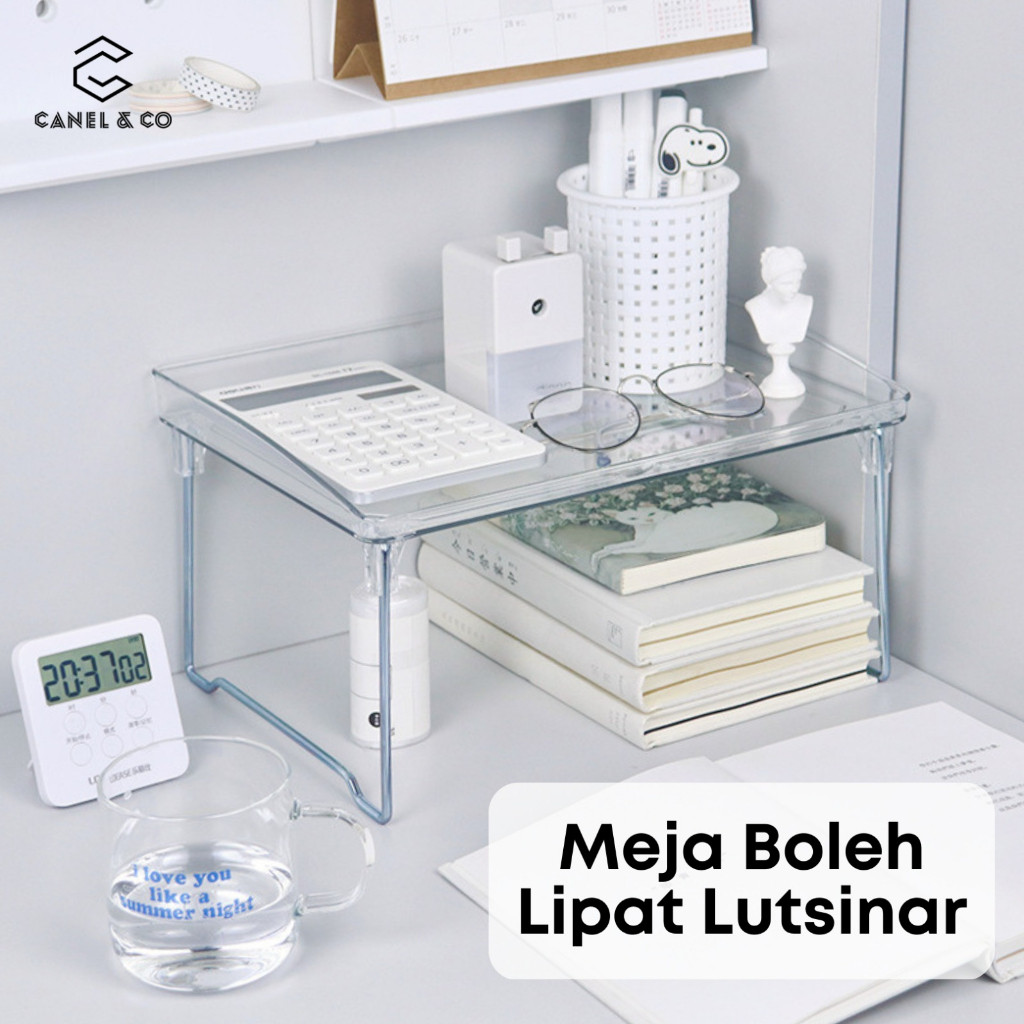 Large Multi-functional Desktop Foldable Storage Rack Cosmetic Organizer ...
