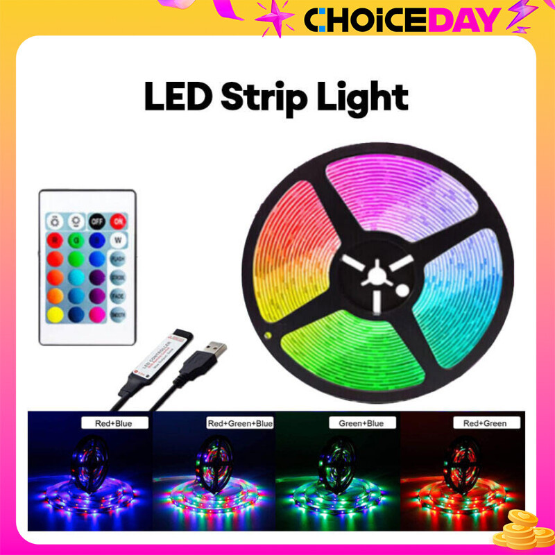 15M LED Light String USB 24 key Remote Control RGB Multicolor Light ...