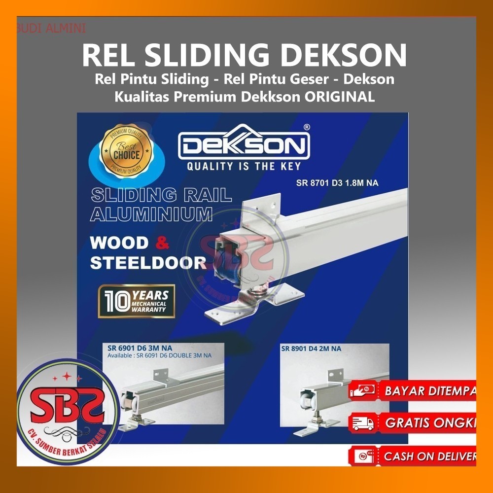 KAYU Dekkson / Dekson Sliding Track Rail Dekkson Wooden Door Aluminum ...