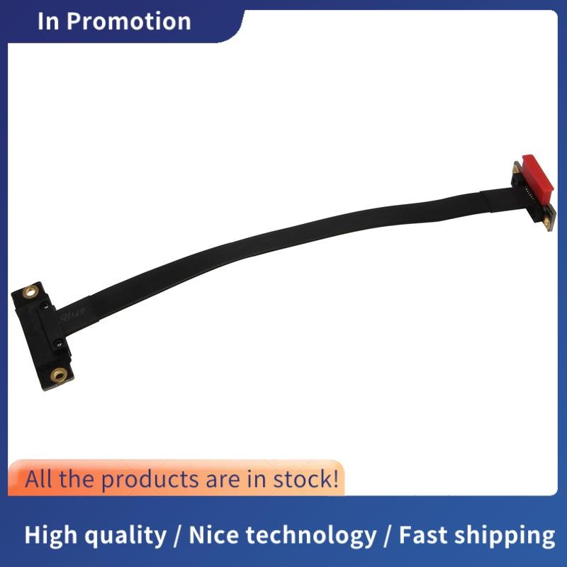PCIE X1 Riser Cable Dual 90 Degree Right Angle PCIe 3.0 X1 to X1 ...