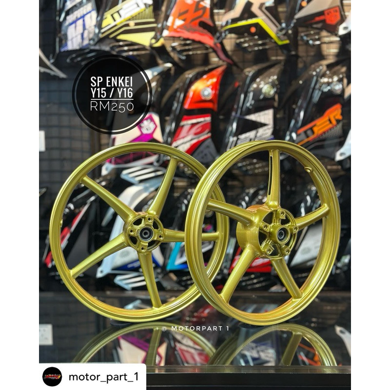 SPORT RIM SP522 ENKEI GOLD PNP Y-15/Y-16ZR READY STOCK | Shopee Malaysia