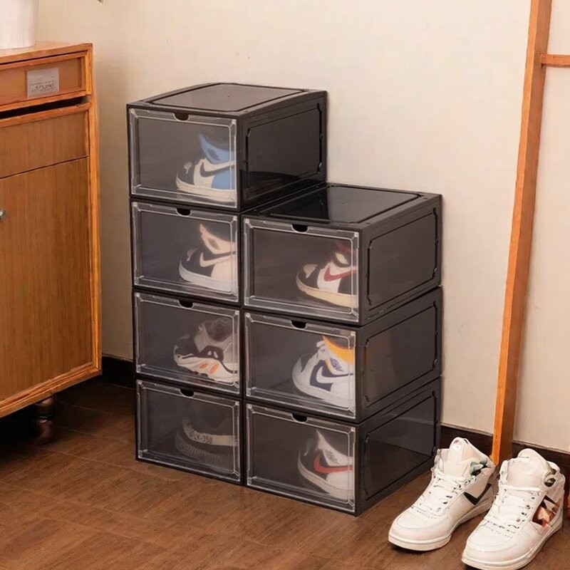 Large Shoe Box Rack Used To Wear Shoes Can Be Stacked On Multiple ...