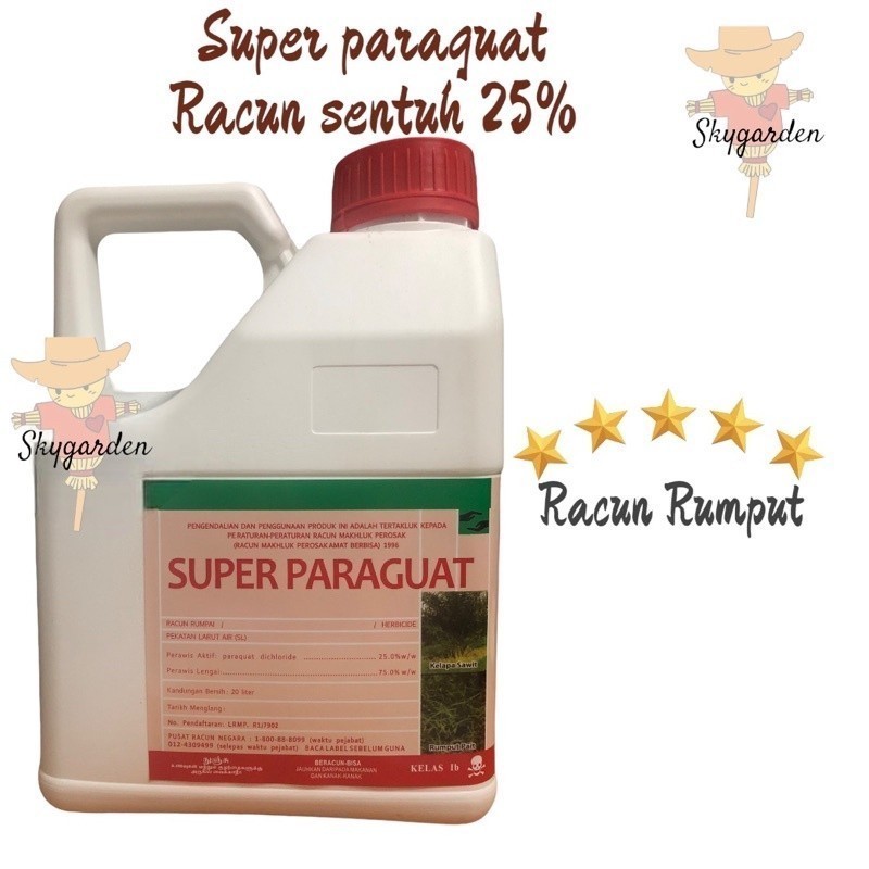 4L Racun Sentuh 25%/Rumput Lalang (Sama KENPAT ANSAR TEPAT BASTA ...