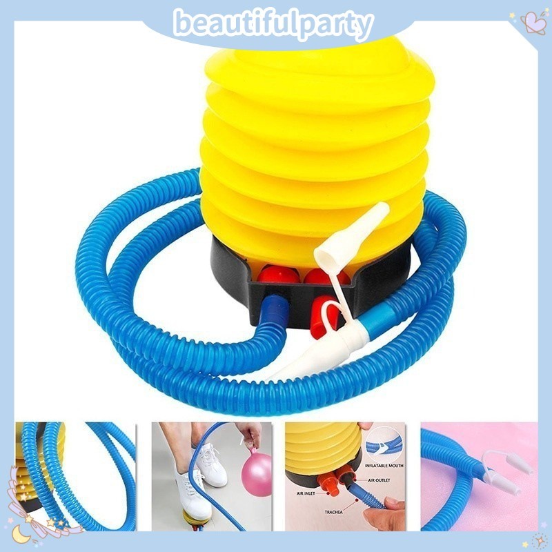 Inflator Pump Foot Pump Plastic Manual Inflator Pump Suitable for Party ...