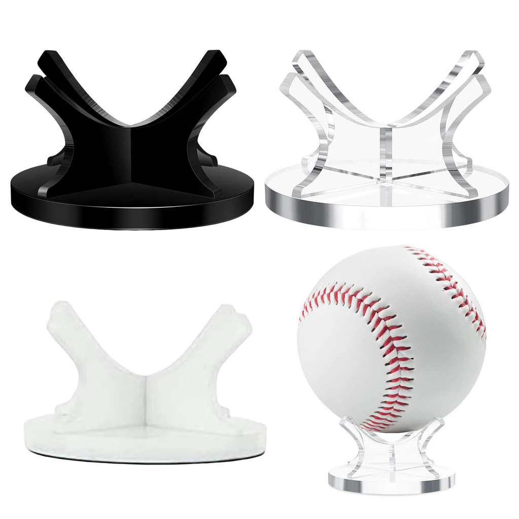 WAN- Acrylic Ball Stand Holder Sports Ball Storage Display Rack Display ...