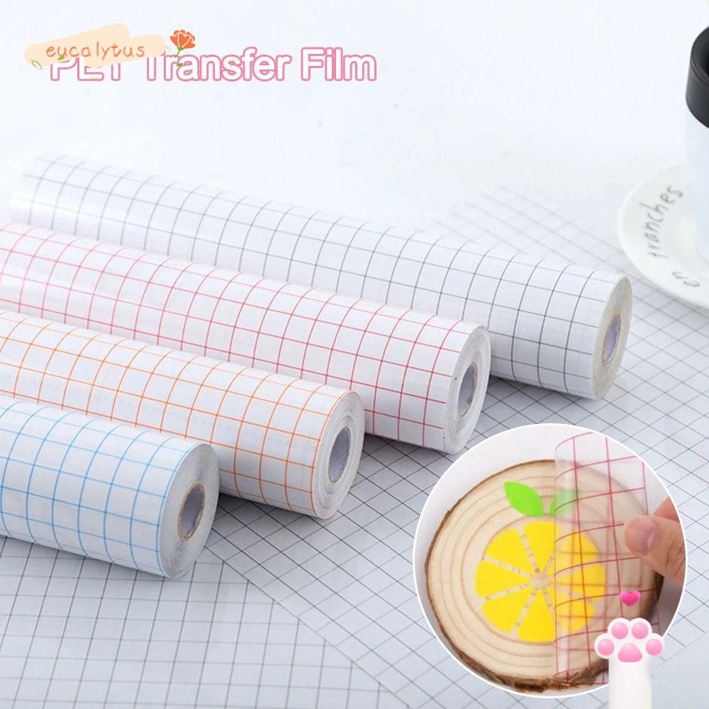 EU-FASHION PET Transfer Film, Transparent Transfer Paper Printing Grid ...