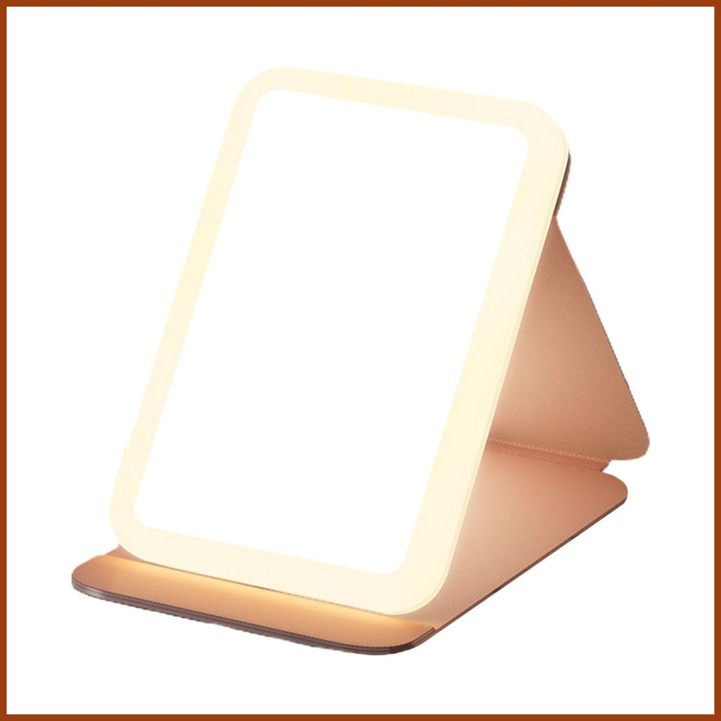 Lighted Vanity Mirror Foldable Makeup Mirror Travel Mirrors LED Vanity ...