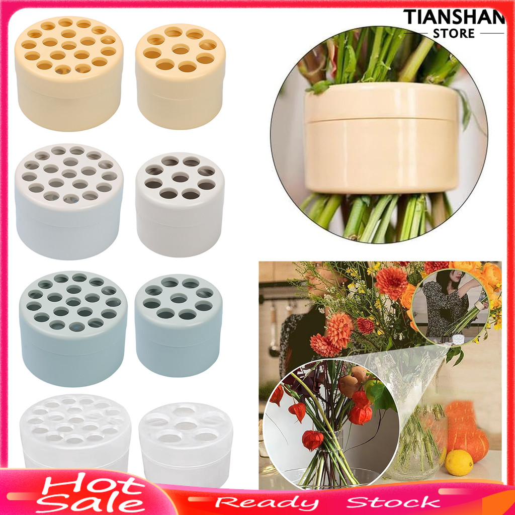 4x Ikebana Blumenhalter - Transparente Spiral Halter Für Vasen