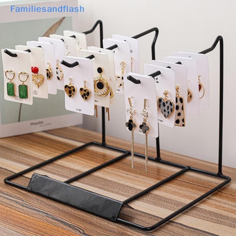Familiesandflash> Jewelry Rack Iron Earring Storage Rack Jewelry Stall ...