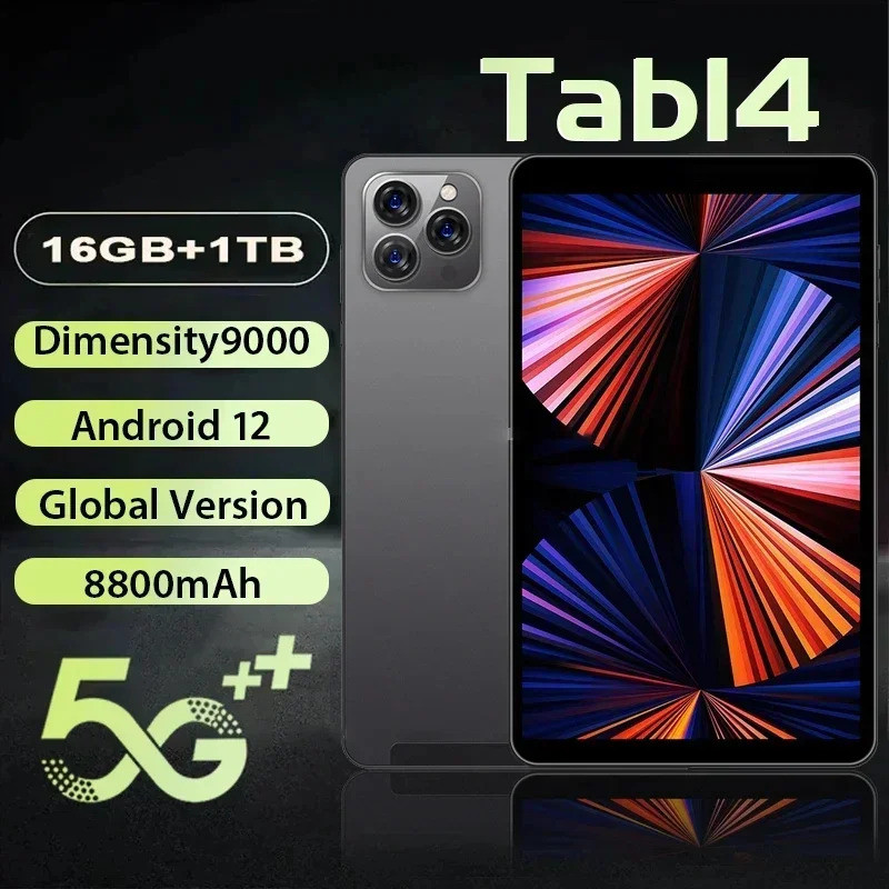 Original Tab Android 12 Tablet 16GB Ram 1TB Rom Dual SIM 10 Core ...