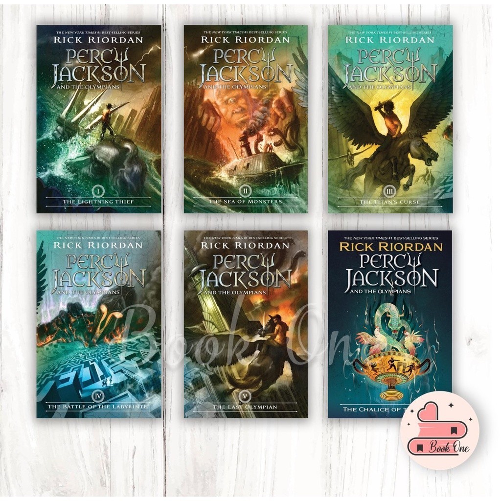 Percy Jackson and the Olympians series English book ( Rick Riordan