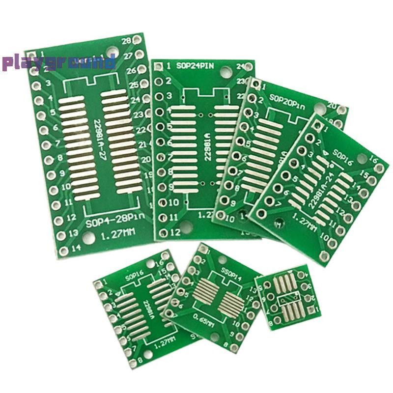 [playground] 10Pcs SOP MSOP SSOP TSSOP SOT23 To DIP Adapter Converter ...