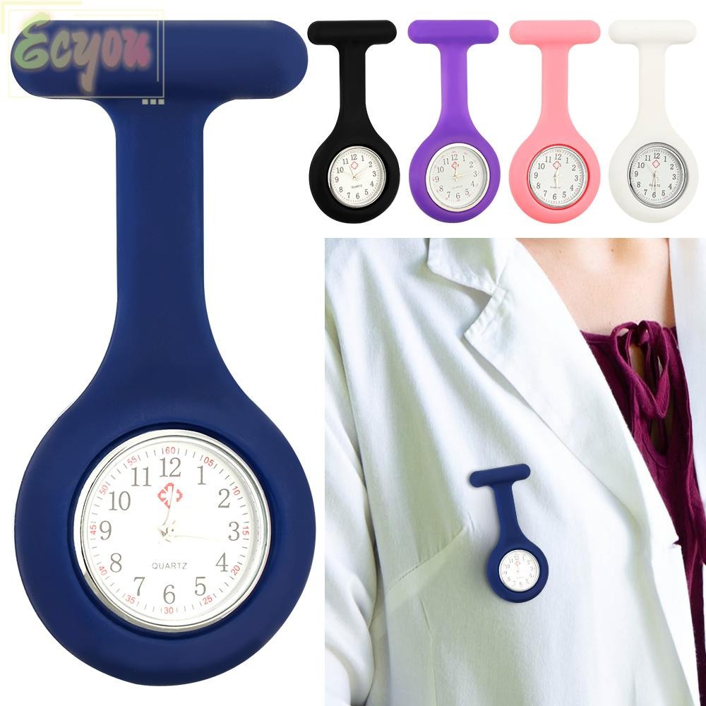 ECYOU Nurse Watch Doctor Multi Colors Lapel Watches with Second Hand ...