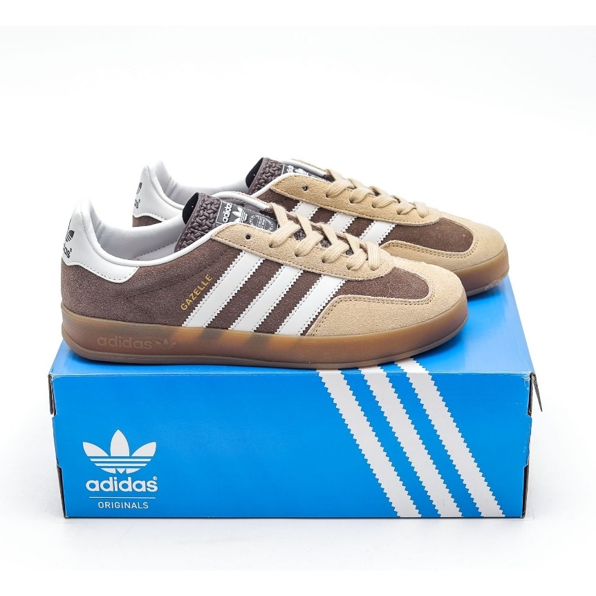 Adidas Gazelle Indoor Earth Strata Cloud White Magic Beige IF9646 ...