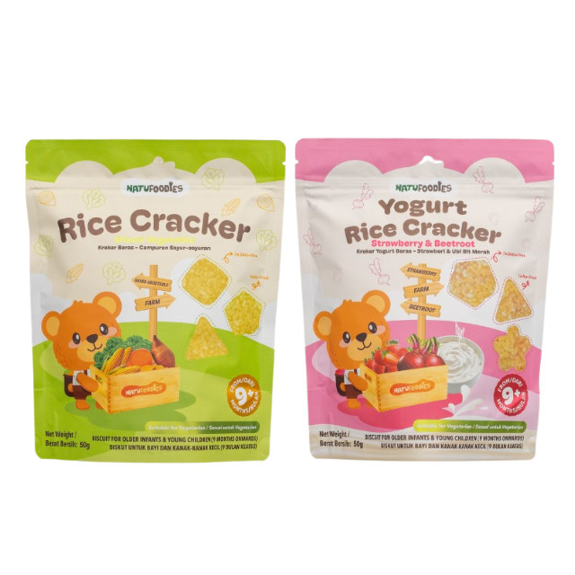Natufoodies Baby Snack Rice Cracker Baby Food Mixed Vegetable and ...