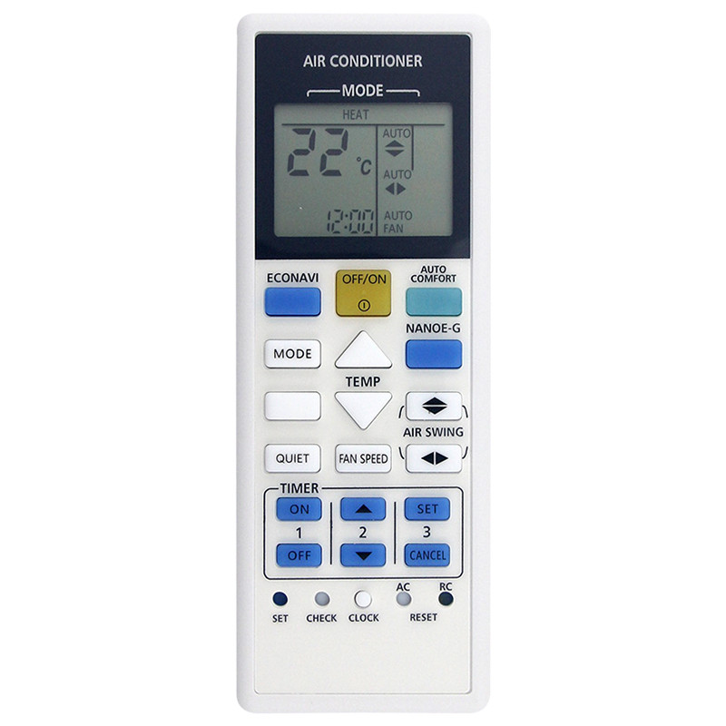 Panasonic Air Conditioner Remote Control A75C3826 - For CS-E9PKR, CS-E12PKR Models (No Heat Function, Open Box) - View #2
