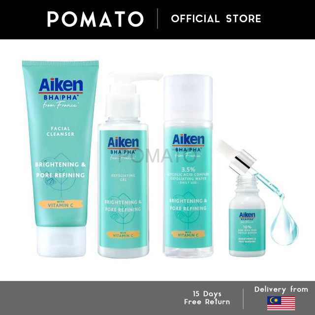 AIKEN BHA PHA Pore Refining Exfoliating Gel Cleanser Brightening ...