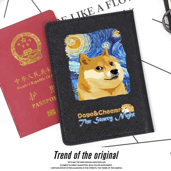 passport cover waterproof passport cover Van Gogh Star Jenama Bersama ...