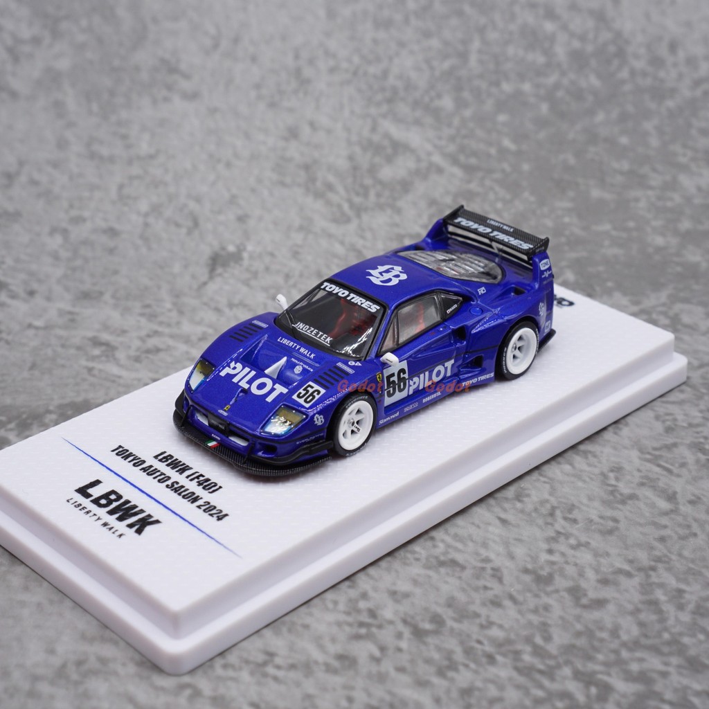 Inno 1: 64 Ferrari PILOT LBWK Tokyo 2024 F40 Alloy Model Car Decoration ...