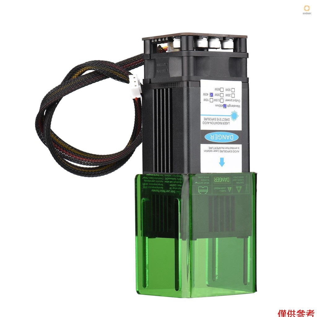 450nm 40W Laser Module with Protective Cover Fixed Focal Length Laser ...