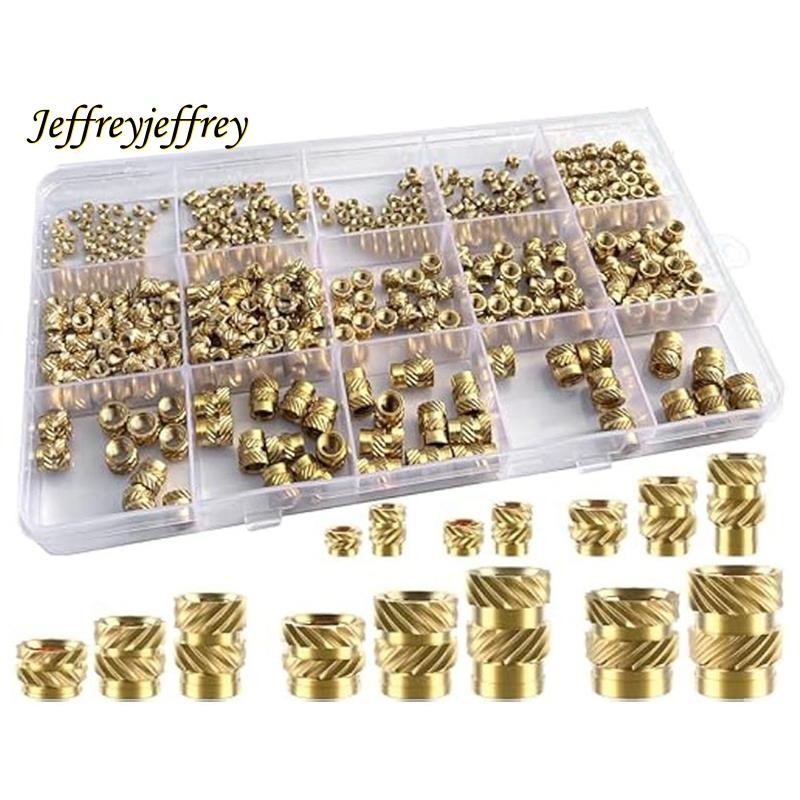400Pcs Threaded Inserts,M2/M2.5/M3//M5/M6 Thread Knurled Nuts ...
