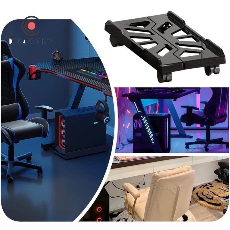 Computer Tower Stand Adjustable Mobile CPU Stand CPU Holder PC Tower ...