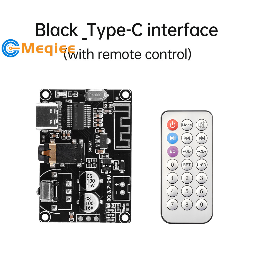 DC3.7-24V Bluetooth 5.0 Stereo Audio Decoding Board with Remote Control ...