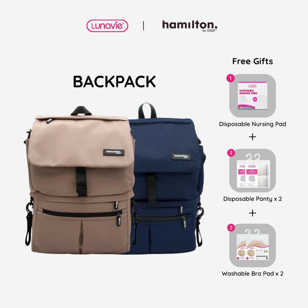 Lunavie X Hamilton Backpack with Detachable Cooler Bag | Shopee Malaysia
