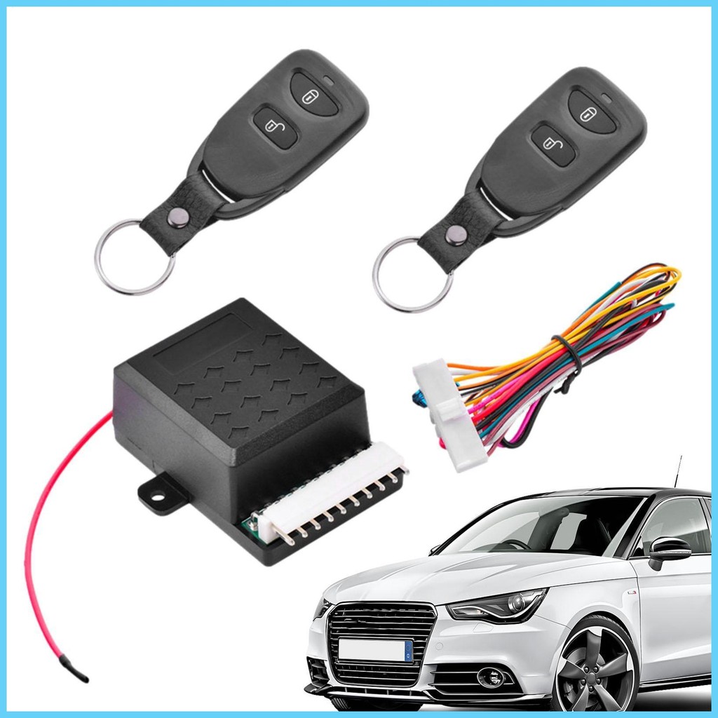 Keyless Entry Door Lock Car 12V Keyless Car Auto Remote Central Kit ...