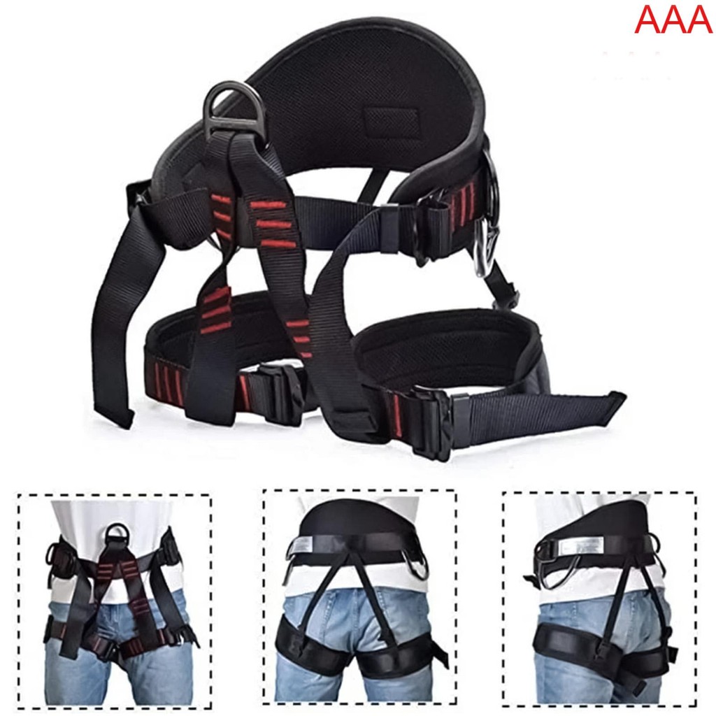 Safety Harness Fall Protection Half Body Safety Belt Climbing Gear ...