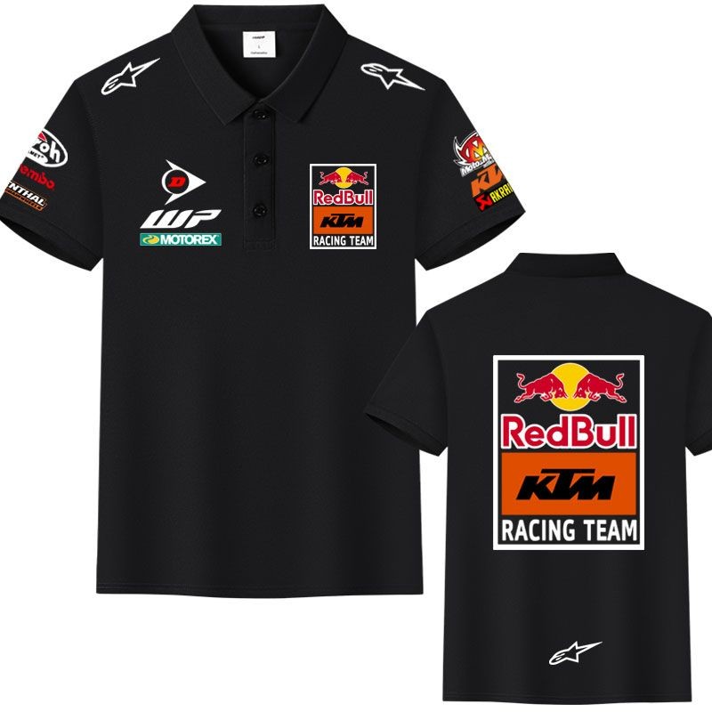 Red Bull KTM POLO Shirt F1 Racing Jersey Motorcycle Riding Half-Sleeve ...